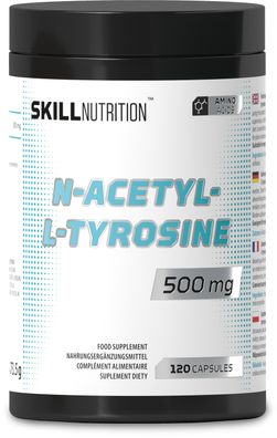 N-Acetyl-L-Tyrosine, 500mg - 120 vegan caps