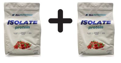2 x Allnutrition Isolate Protein, Strawberry - 2000g
