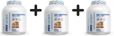 3 x Allnutrition Pro Whey, Cookies - 2270g