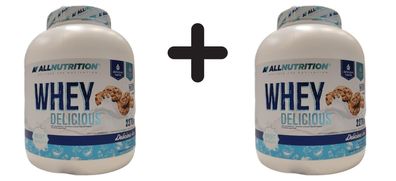2 x Allnutrition Whey Delicious, Cookie - 2270g