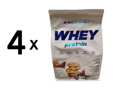 4 x Allnutrition Whey Protein, Chocolate-Cookie - 2270g