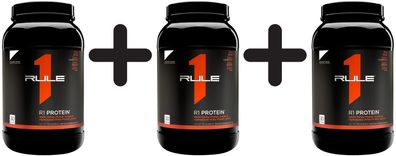 3 x Rule One R1 Protein, Vanilla Creme - 876g