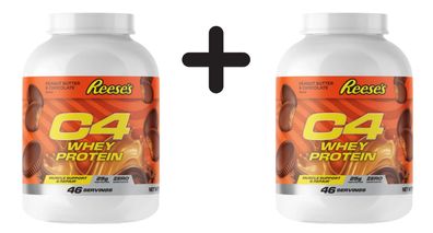 2 x Cellucor C4 Whey Protein, Peanut Butter & Chocolate Reese's - 1700g