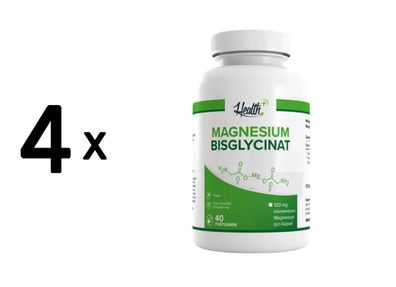 4 x Zec+ Health+ Magnesium Bisglycinate (120 Caps)