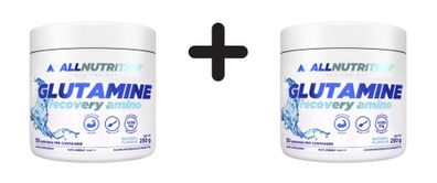 2 x Allnutrition Glutamine Recovery Amino, Natural - 250g