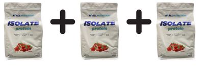 3 x Allnutrition Isolate Protein, Strawberry - 2000g