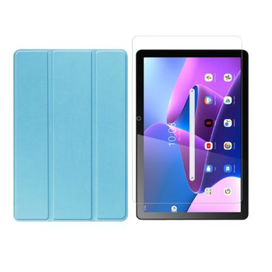 2in1 Set für Lenovo Tab M10 3. Gen. 2022 TB-328F 10.1 Zoll Schutzhülle + Glas