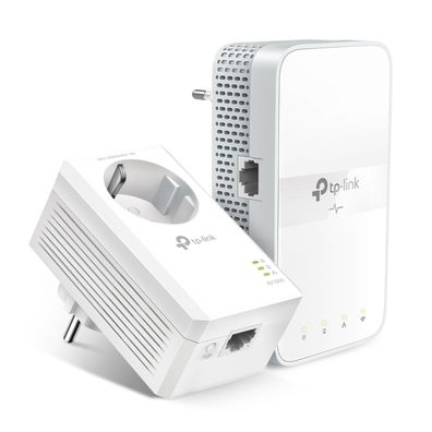 TP-Link AC1200 AV1000 Gigabit WLAN Powerline Adapter Kit mit Steckdose
