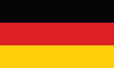 Deutschland Flagge Aufkleber Sticker Fahne selbstklebend 5-60cm breit ES-FL-DEU