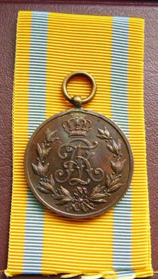 Sachsen. Friedrich-August-Medaille in Bronze