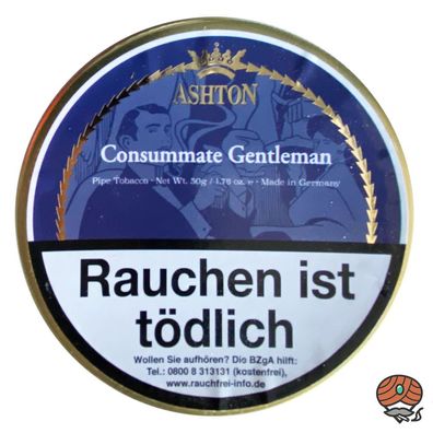 ASHTON Pfeifentabak Consummate Gentleman 50g Dose