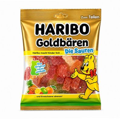 HARIBO Die Sauren Tüte saures Fruchtgummi 175g