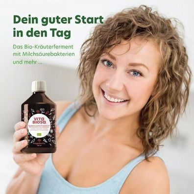 Vita Biosa Hagebutte - fermentiertes Bio-Kräutergetränk