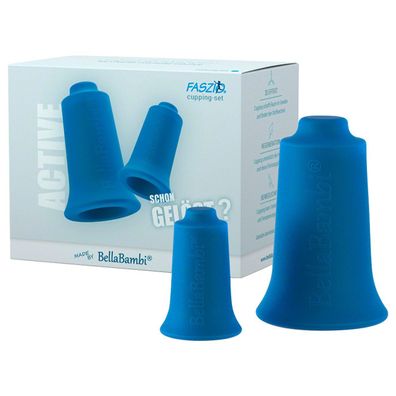 BellaBambi FASZIO Cupping-Set Allround 34 mm + Local 20 mm ACTIVE hellblau
