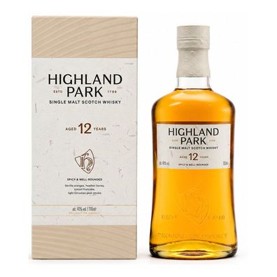 Highland Park 12 Jahre Single Malt Scotch Whisky, 40% Vol. 0,7l