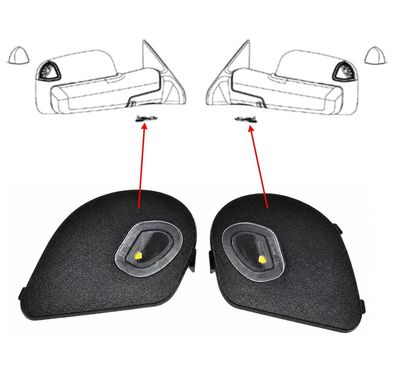Puddle Light links & rechts Dodge RAM 1500, 2500 3500 Bj:10-25 (Gen.4)