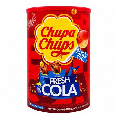 Chupa Chups Fresh Cola Lollipops 100x 12g