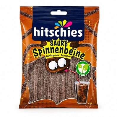 Hitschies Saure Spinnenbeine, Fruchtgummi mit Colageschmack 125g