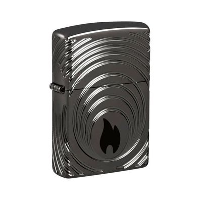 Zippo Benzin-Feuerzeug, Black Deep Carved Collectible 2026 60007786, unbefüllt