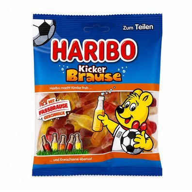 HARIBO WM Kicker Brause Tüte Fruchtgummi 175g