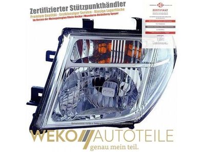 Hauptscheinwerfer links Diederichs 6084081 passend für NISSAN