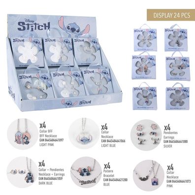 Disney Lilo & Stitch Kinderschmuck Display 24 Stück Schmuckset für Händler