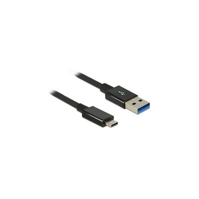 Delock DELOCK USB3.1 Kabel C -> A St/St 1.00m koaxial sw Prem