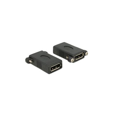 DELOCK Displayport Adapter DP -> DP Bu/Bu schwarz