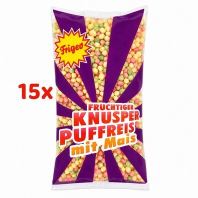 Frigeo Knusper Puffreis 15x 80g Beutel