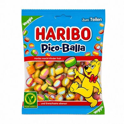 HARIBO Pico-Balla Tüte Fruchtgummi mit Schaumzucker 160g