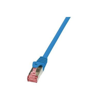 LogiLink Patchkabel CAT6 S/FTP AWG27 PIMF 3,00m blau