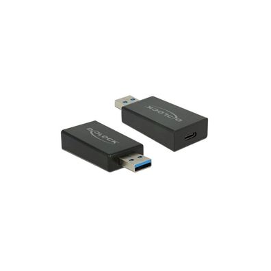 Delock DELOCK USB3.1 Adapter C -> A Bu/St schwarz