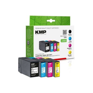 KMP Patrone Canon PGI1500XLY Multipack 780-1200S. C99V kompatibel