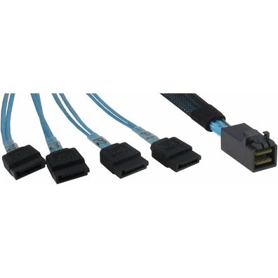 Inter-Tech Inter-Tech Kabel SFF 8643 -> 4x SATA 0,5m