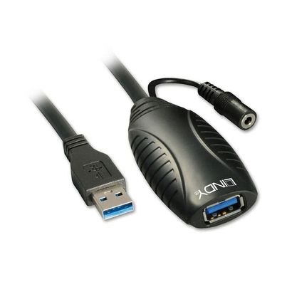 Lindy LINDY USB 3.0 Aktiv-Verlängerung Typ A/A M/F 10m