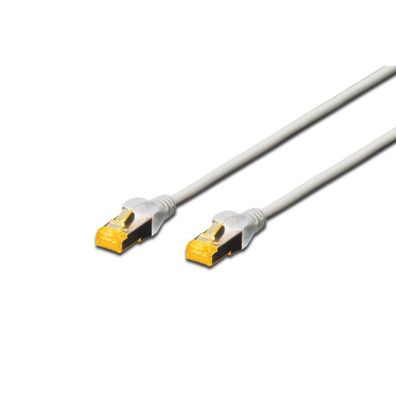 Digitus Patchkabel Cat6a S/FTP 2xRJ45 10.0m grau Hebelschutz Polybeutel