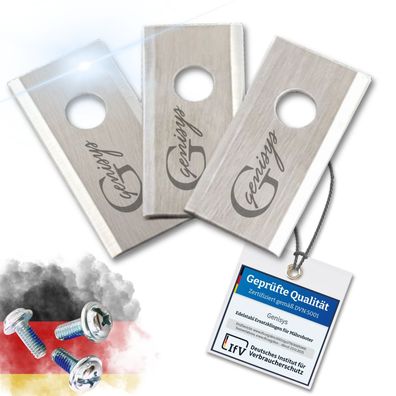 30 Ersatz Messer Klingen für Landroid Worx 1Loch - HQ LongLife - DIN EN50636