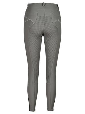 Busse Damenreithose Alicante, Grip-Vollbesatz, grau