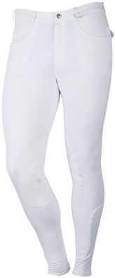Harrys Horse Herren Turnierreithose Gentle weiß Kniebesatz