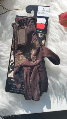 Roeckl Mission JR, Kids Reithandschuhe braun