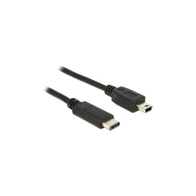 DELOCK USB Kabel C -> Mini-B St/St 0.50m schwarz