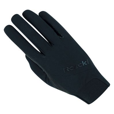 Roeckl Reithandschuhe Maniva schwarz recyceltes Material unisex