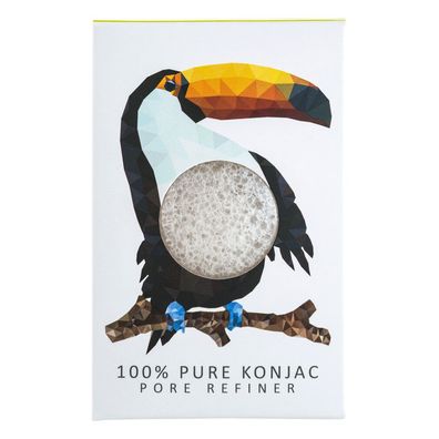 The Konjac Sponge Company Rainforest Toucan Mini Face Puff