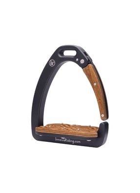 INNOVA RIDING Sicherheitssteigbügel Dynamic black & dark wood Safety Steigbügel