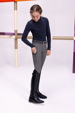 PIKEUR XENIA Kinder Reithose VB GRIP light grey Sportswear HW 23