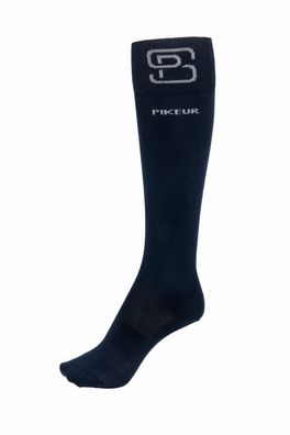 Pikeur Damen Reitsocken Kniestrümpfe Mesh Nightblue Sportswear FS 2024