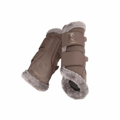 Eskadron Gamaschen Mesh Fauxfur smoke taupe Classic Sports 24