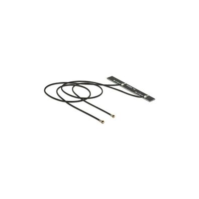 DELOCK WL-Antenne 2x MHF 5dBi intern Klebemontage