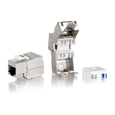 Equip Keystone Jack geschirmt Cat.6 LSA Premium 8er Set Polybeutel