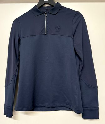 PIKEUR ZIP SHIRT Damen langarm Funktionsshirt nightblue